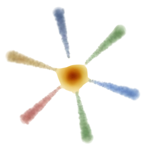 Watercolour starburst icon